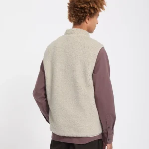 Chaleco VOLCOM Borreguillo Hombre Muzzer Fuzzar Beige