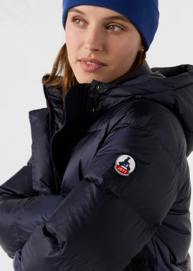 Chaqueta JOTT De Plumas Mujer Gran Frio Karachi Azul Marino