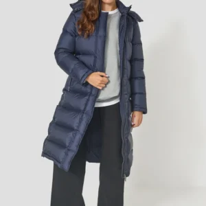 Chaqueta JOTT De Plumas Mujer Gran Frio Karachi Azul Marino