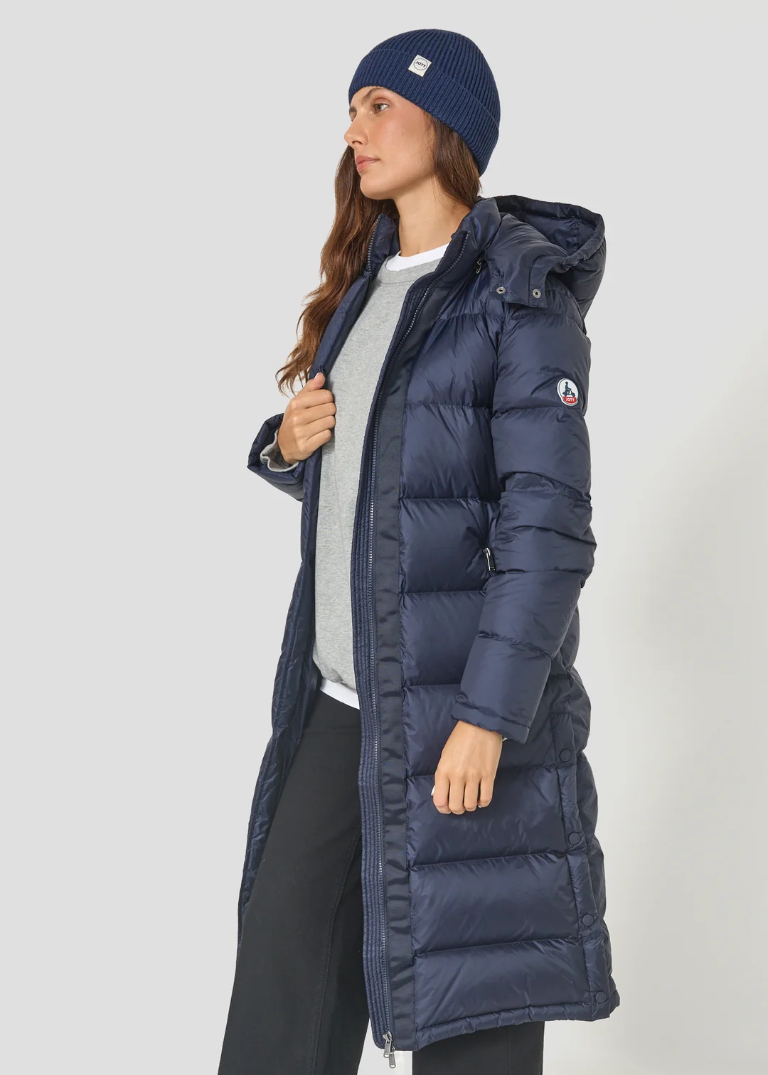 Chaqueta JOTT De Plumas Mujer Gran Frio Karachi Azul Marino