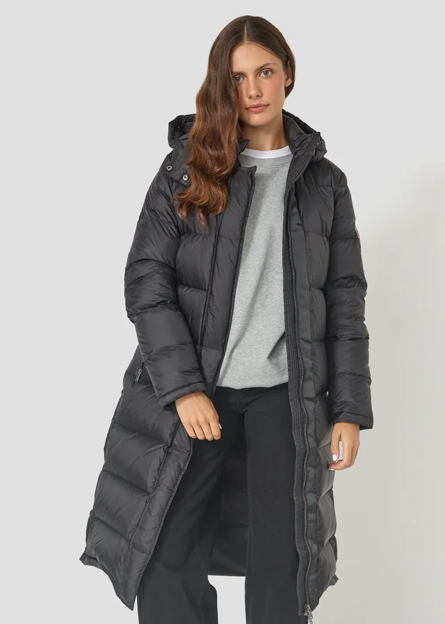 Chaqueta JOTT De Plumas Mujer Gran Frio Karachi negro