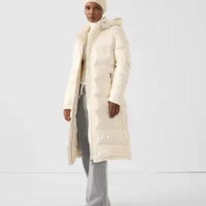 Chaqueta JOTT De Plumas Mujer Gran Frio Karachi Blanco-Roto