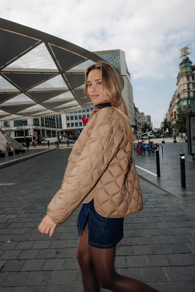 Chaqueta JOTT Mujer De Pluma Edna 81q Smocky Beige