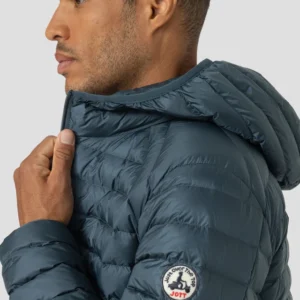 Chaqueta JOTT Con Capucha Hombre De Plumas NICO 13j Algae Blue Azul