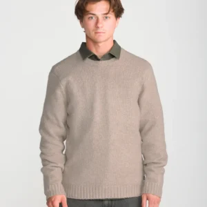 Jersey VOLCOM Cuello Redondo Edmonder II Sweater Cashmere Marrón Claro