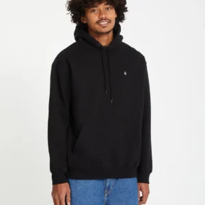 Sudadera VOLCOM Con Capucha Single Stone Lisa Negra
