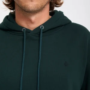 Sudadera VOLCOM Con Capucha Single Stone Lisa Verde Oscuro