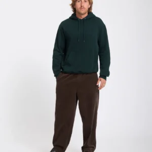 Sudadera VOLCOM Con Capucha Single Stone Lisa Verde Oscuro