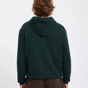 Sudadera VOLCOM Con Capucha Single Stone Lisa Verde Oscuro